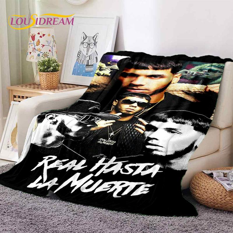 3D Free Anuel AA Rapper Hip Hop Singer Soft Flannel Blankets,Throw Blanket Comfortable Blanket for Picnic Beds Sofa Home Bedroom