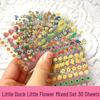 3D Luminous Jelly Nail Stickers for Kids - 5D Embossed Nail Art