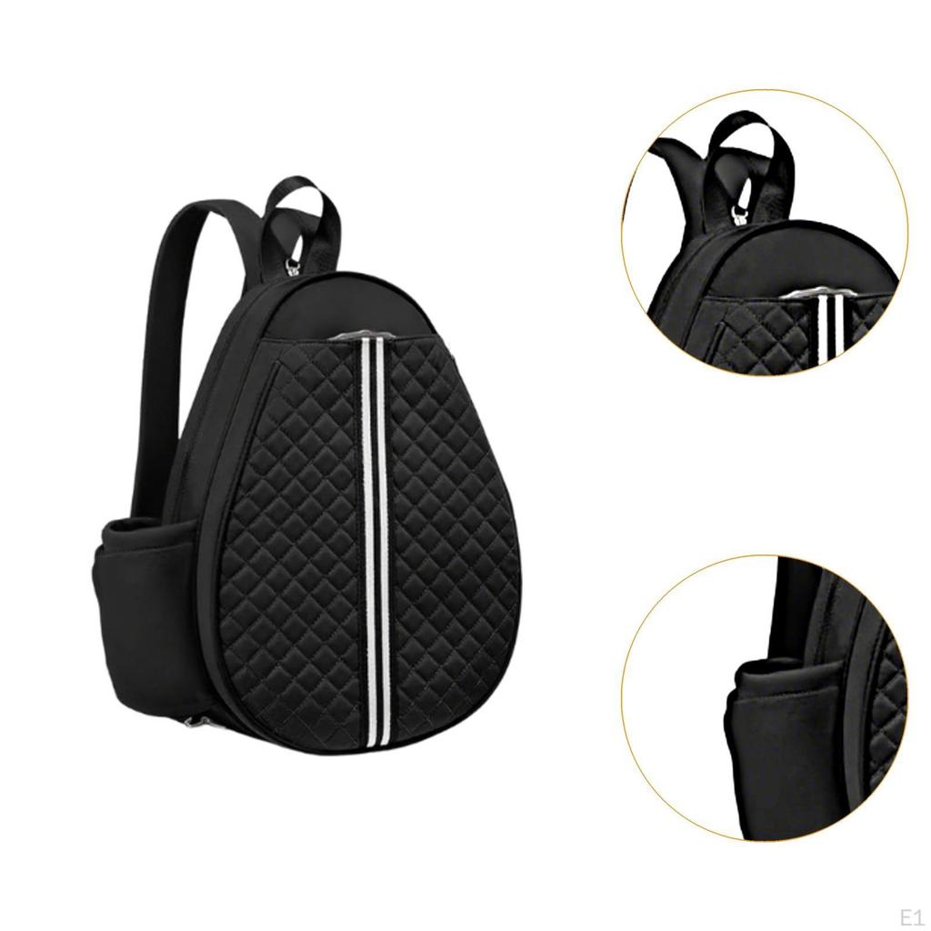 Multifunctional Tennis/badminton Racket with Side Pockets And Adjustable Shoulder Strap for Training