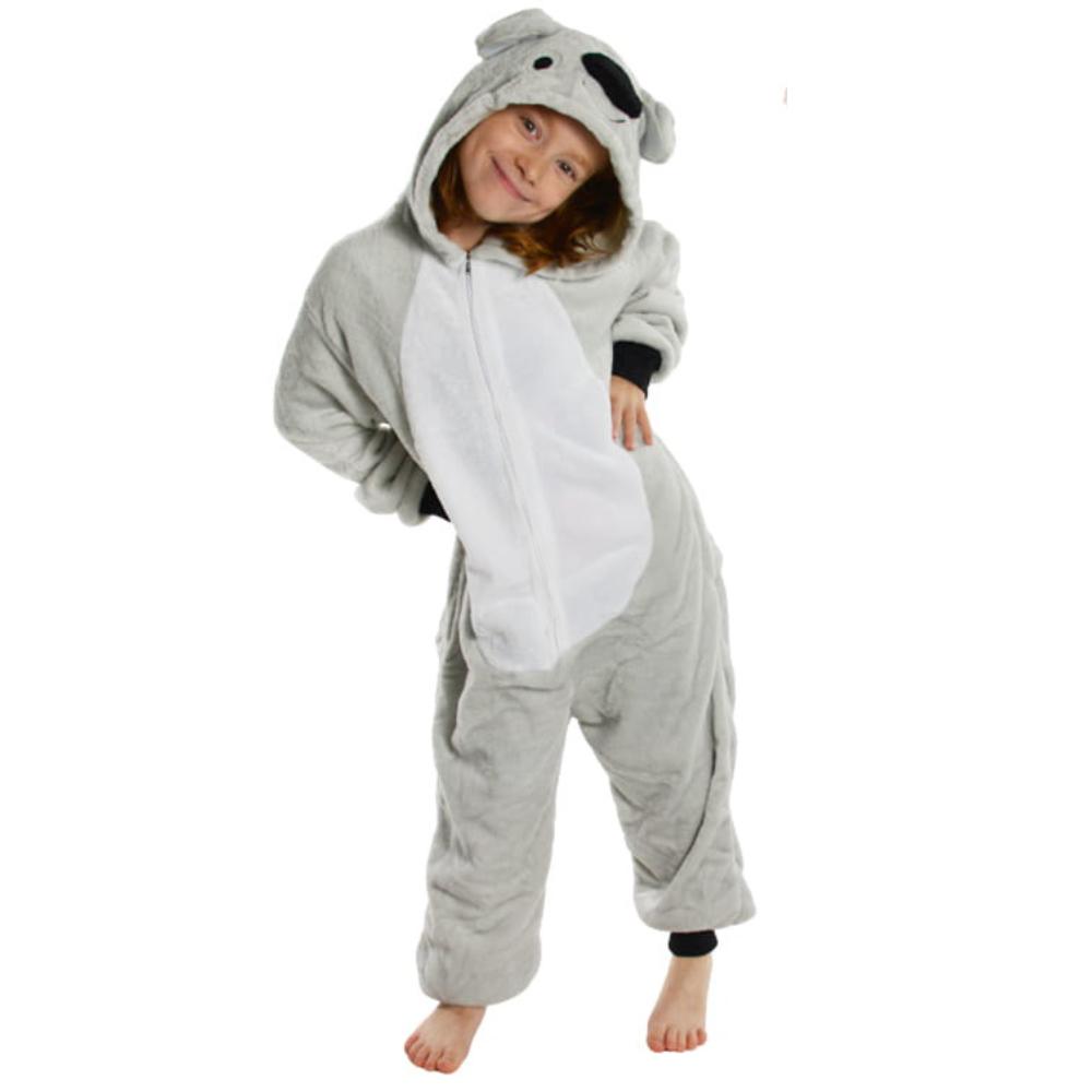 Piżama dziecięca kombinezon koala strój kigurumi świąteczny dziecięcy 146-152 Kombinezon dziecięcy 039pcN koala - 146-152