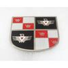 EMBLEMA DISTINTIVO DECALCOMANIA IN METALLO OTTONATO PER COFANO ANTERIORE/POSTERIORE VINTAGE STUDEBAKER | Adatto
