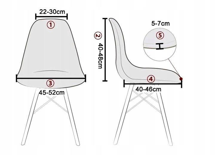 Scandinavian Chair Cover Black Elastic Velvet [21Ec]