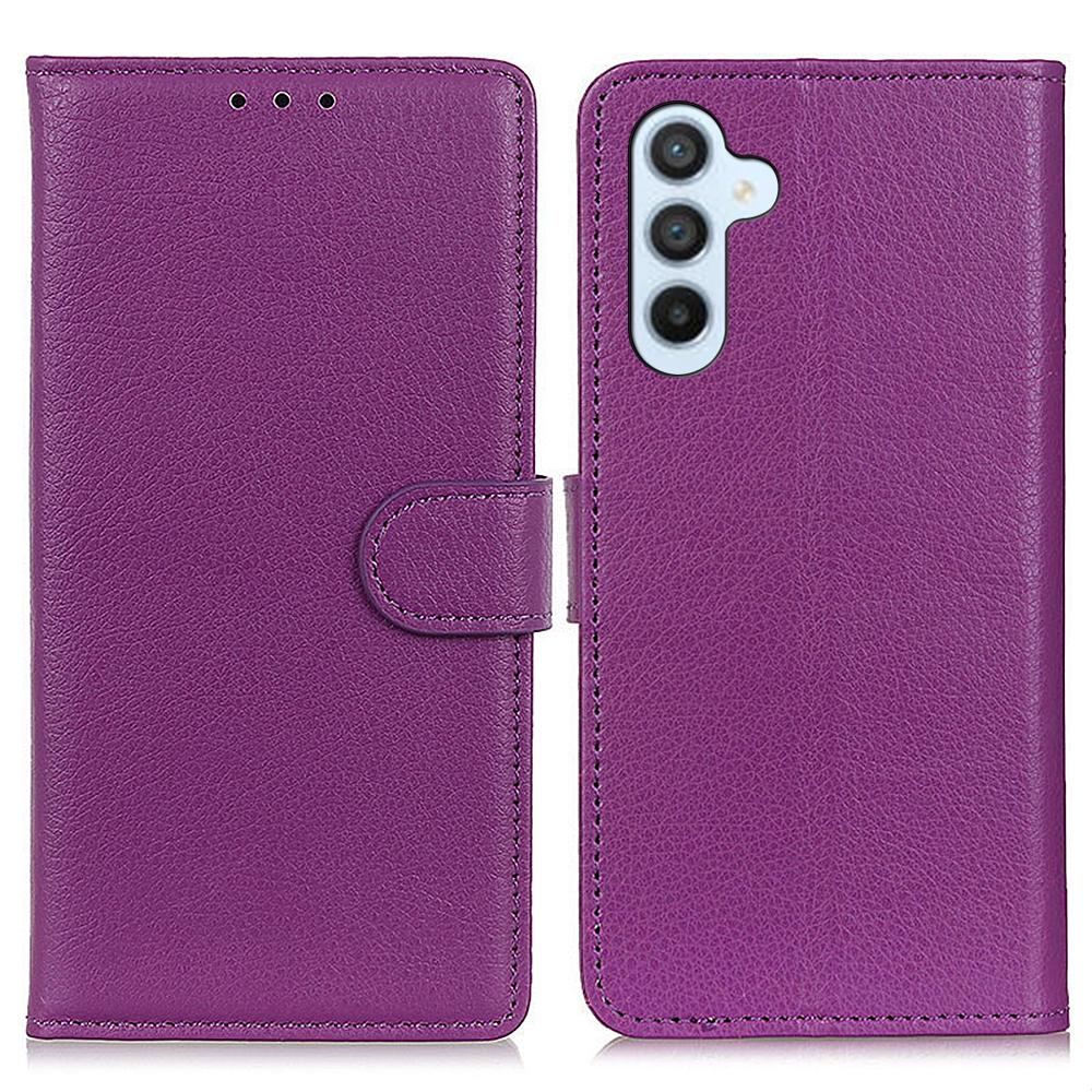 For Samsung Galaxy A37 5G Wallet Case PU Leather Phone Cover Litchi Texture