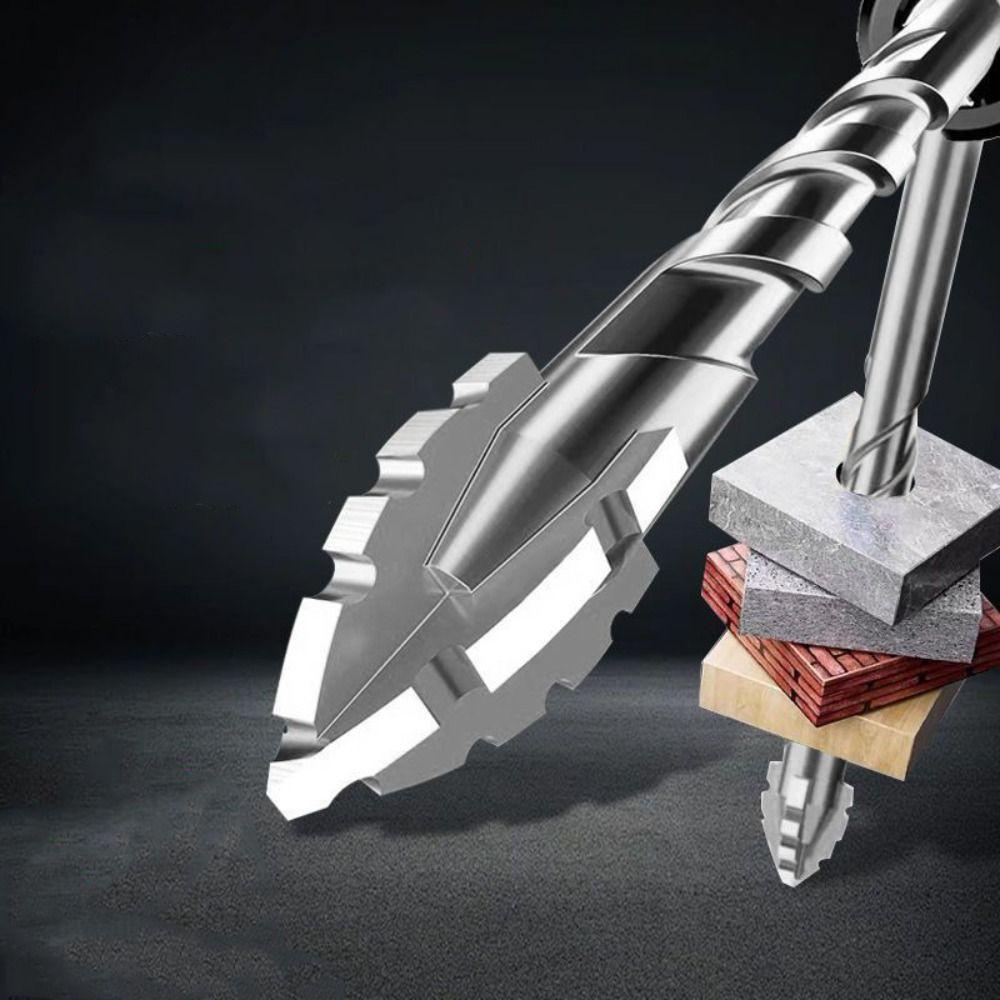 7pcs/set U-shaped Tile Drill Bit Set Precision Four-Flute Sawtooth Drill Bit  Building Site