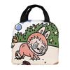 Labubu Cartoon Lunch Tote: Insulated Aluminum Foil Bento Bag for Students  5371