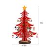 Wooden Material Christmas Tree Ornament Stereo Structure Christmas Decoration  Home