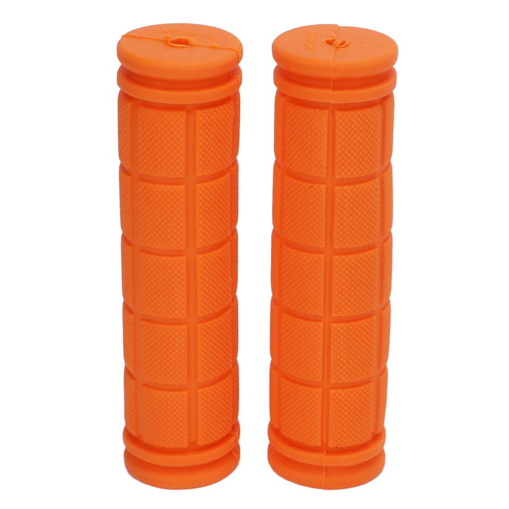 1Pair Rubber Bicycle Handle Grips Anti Slip Handlebar Grips for Mountain Road Urban Bike