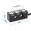 DTAP B to 0B 2-Pin Female Power Expansion Socket with 1/4 Screw