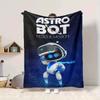 1 vnt. Astro Bot gelbėjimo misija pledas minkštas ir patogus kasdienis šiltas kempingui kelionei Kalėdos Helovinas Kalėdų dovana M924612