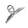 2024 Silver Shark Clip for Women - Large Metal Grip Hair Accessory