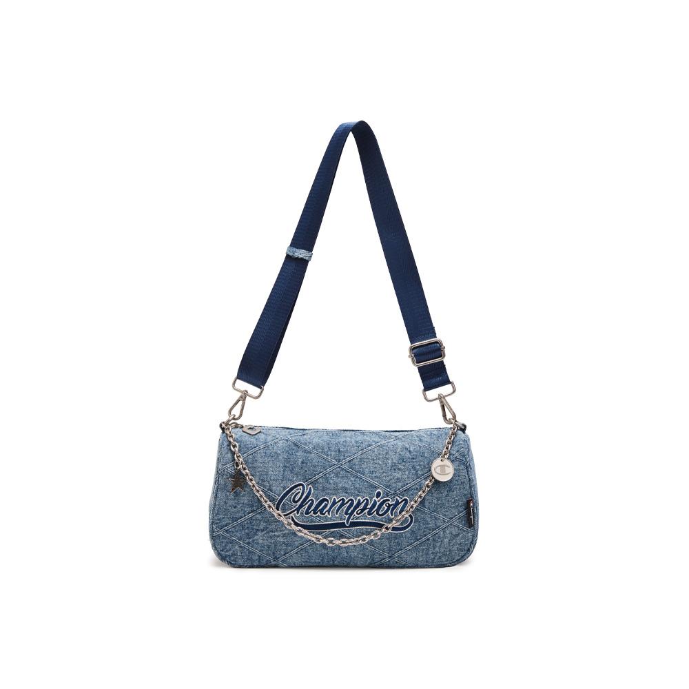 Champion SS26 Hobo With Chain Fashion Versatile Trendy Classic Comfortable Fabric Shoulder Bag Regular Unisex Couple Unisex Shoulder Bag U6AACPU69 Denim Blue