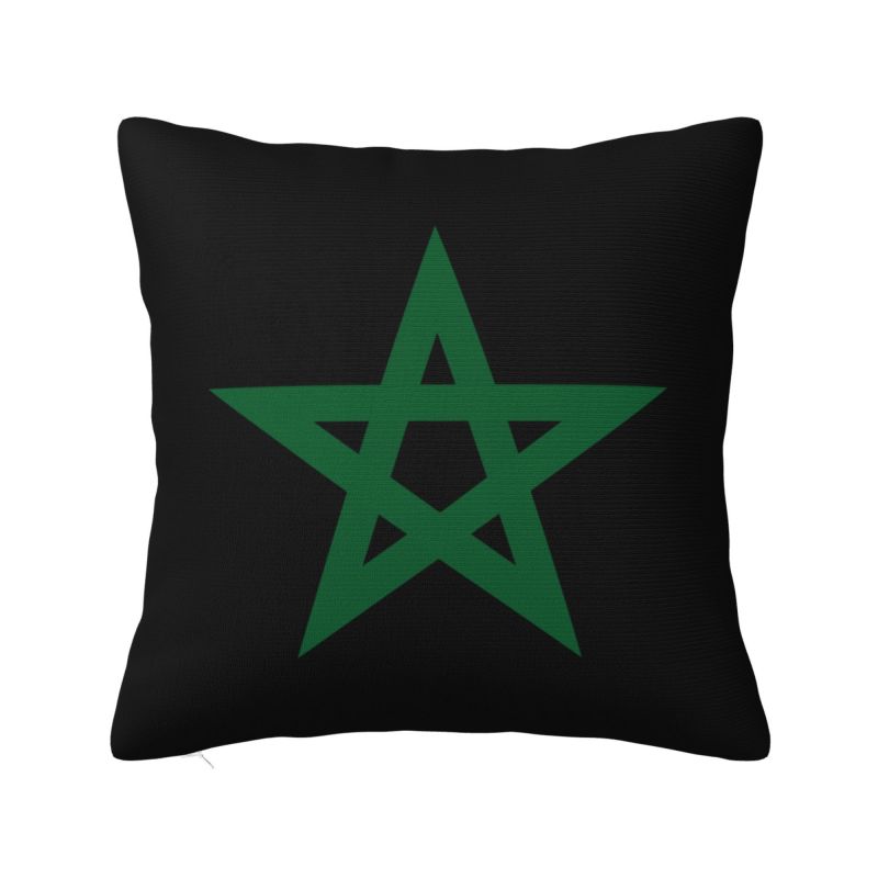 Custom Moroccan Atlas Lions Morocco Flag Pillow Home Decorative Nordic Cushions for Sofa Square Pillowcase