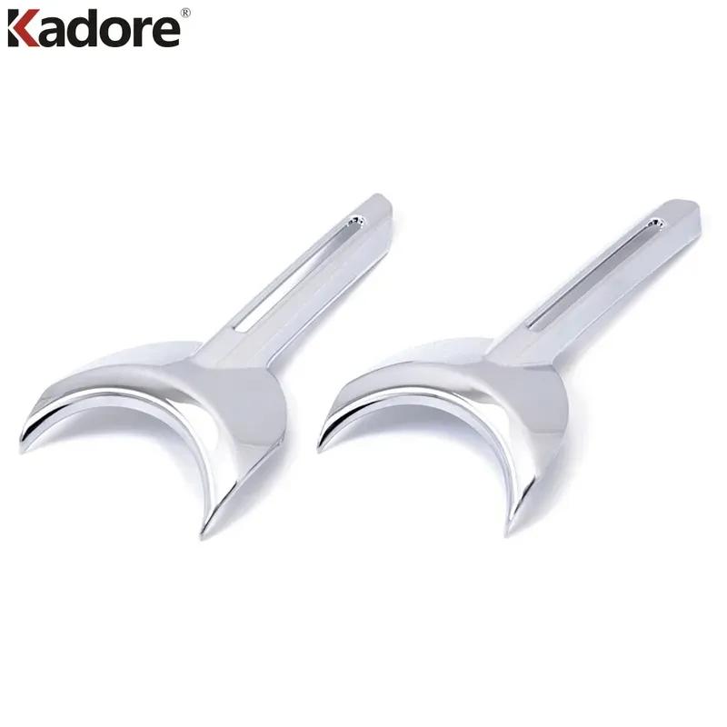 Car Front Fog Light Lamp Cover Trim For Renault Koleos 2016 2017 2018    Chrome Head Foglight Bezel Trim Accessories