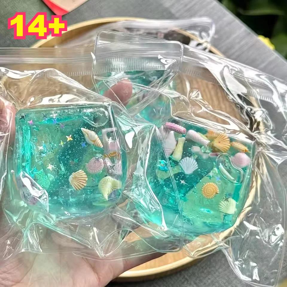 

Adults Squishy Ocean Blocks Stress Balls Sensory Toys Stress Anxiety Relief Fidget Toys Maltose Water Ball Gifts Bulk