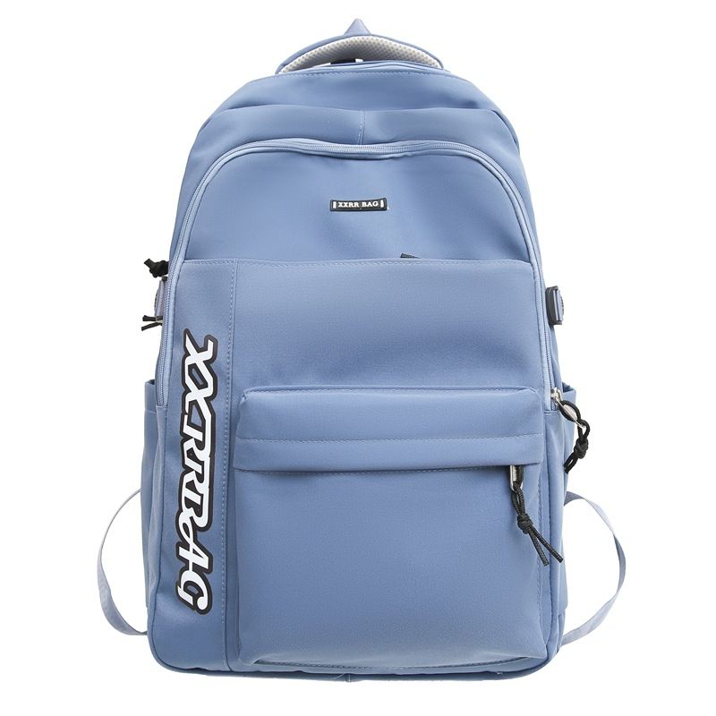 

Школьный рюкзак для мальчиков, студентов старшей школы, подростков, модный, трендовый, корейский рюкзак, студенческий рюкзак, для мальчиков-подростков, студентов средней школы Blue_single pack