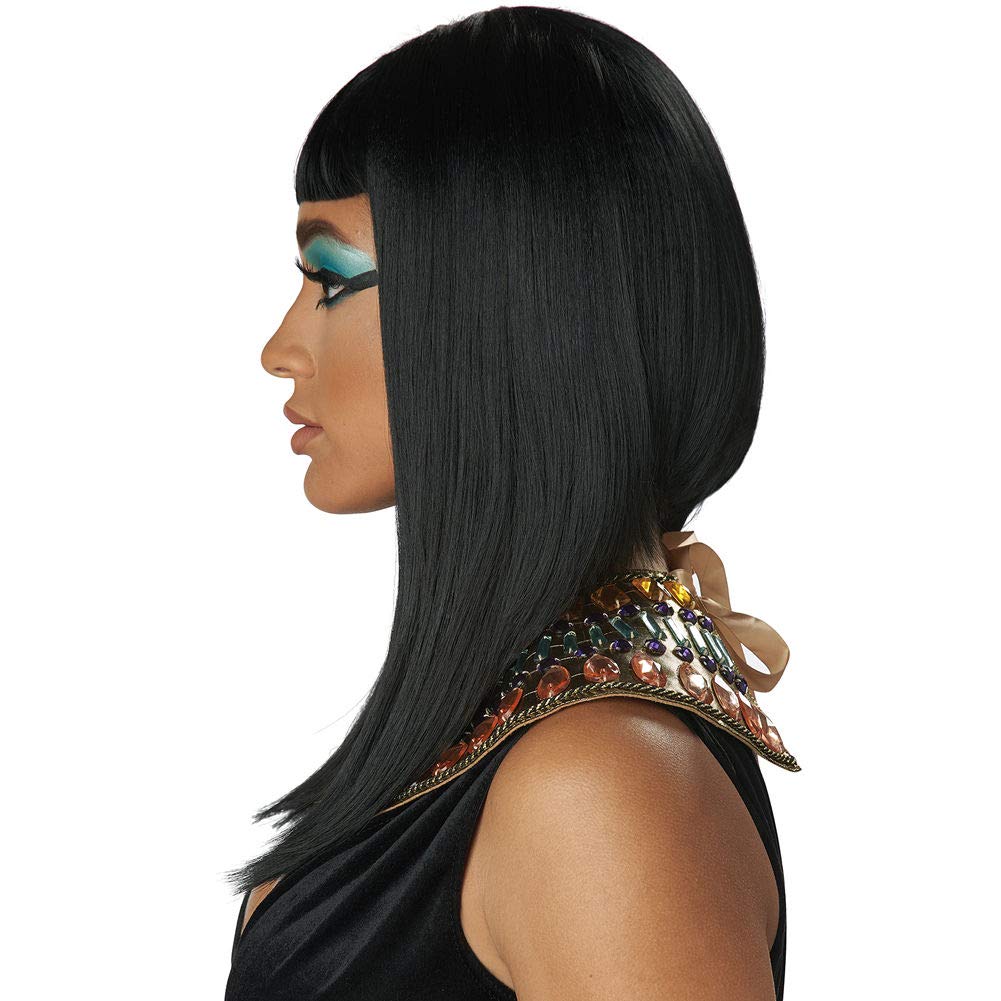 California Costumes Cleopatra Costume Wig, Black, 70949