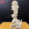 Dragon Fish Guanyin Bodhisattva Characters Statue Chinese Buddha Home Room Office Feng Shui Decorative Statue