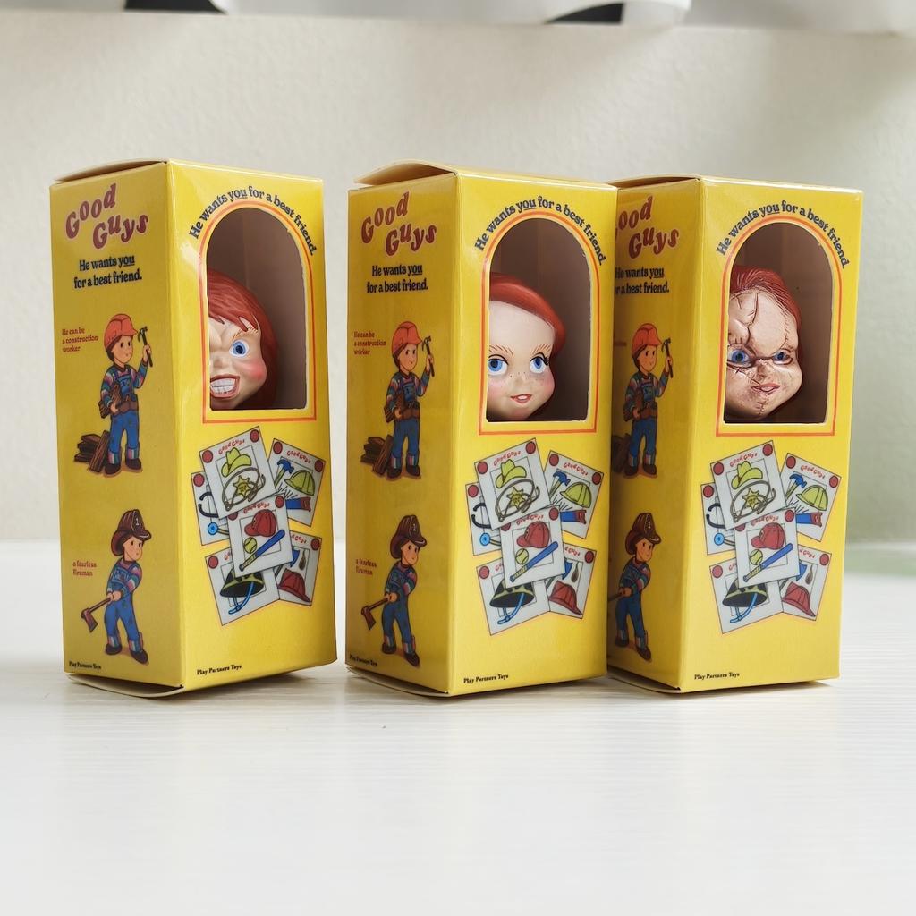 8CM 3ks/sada Hodní kluci Dětská hra Mini figurka Chucky PVC Roztomilé hračky Model panenka Brinquedos