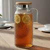 Large Capacity Cold Water Pitcher V-shaped Diversion Port Juice Jug Cold Water Kettle Home