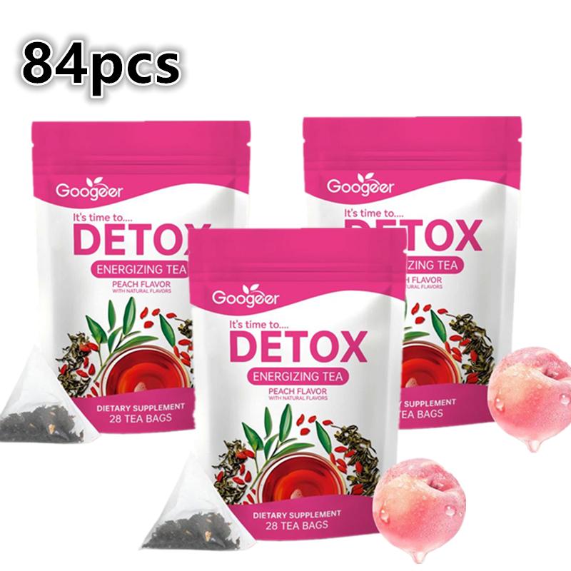 28-84pcs Googeer Herbal Detox Tea Slimming Body Enhance Immunity Fat Burning Shaping Curves Weight Loss Tea for Tighten Abdomen