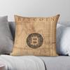 Bitcoin Vintage Invention Square Pillowcase Polyester Linen Velvet Printed Zip Decorative Bed Cushion Cover