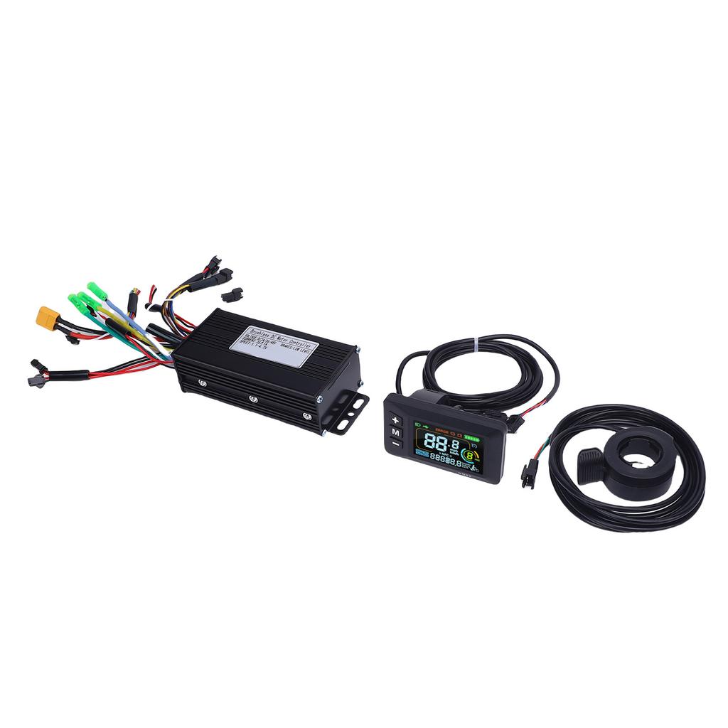 Electric Scooter Conversion Kit 26A Controller Rainproof LCD GD02 Color Display Meter 130X Thumb