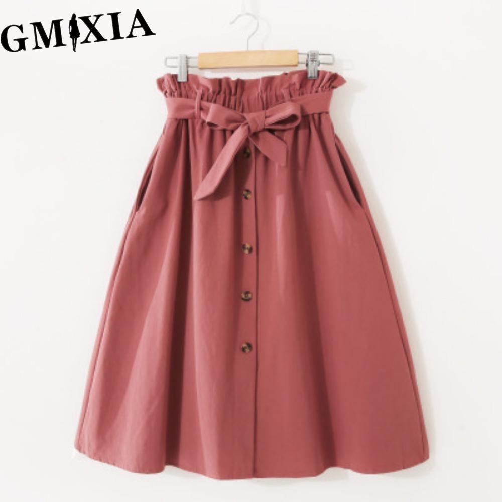 GMXIA Moda Donna Casual Estivo Primavera Gonna Tempo Libero