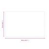 Fireplace Glass Plate Transparent 80 X 50 Cm Glass
