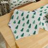 1PC Hot Selling Versatile Christmas Elk Pattern Cotton and Linen Printed Tassel Table Runner Dinner Table Decorative for Home Table LOZUJOJU