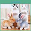 Charming Stuffed Bunny Plush Toy Realistic Design Perfect For Easter Decor