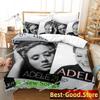 3D Print Adele Adkins MBE Bedding Set Boys Girls Twin Queen King Size Duvet Cover Pillowcase Bed Boys Adult Home Textileextile