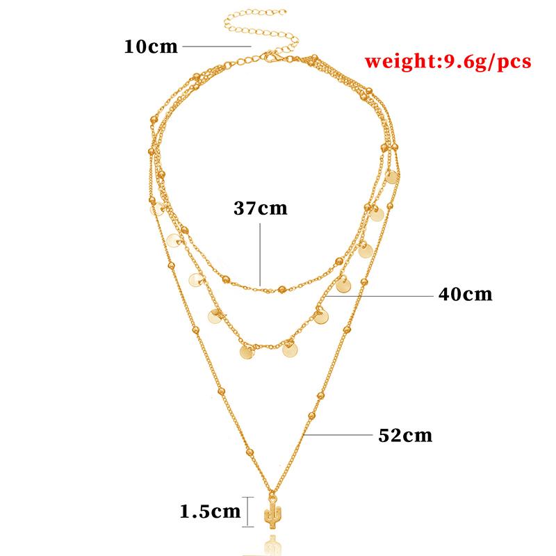 Neues 925er Sterlingsilber Mehrschichtiges Halsketten-Charme Geometrische Form Damen-Anhänger Choker Geburtstagsgeschenk Exquisiter Schmuck