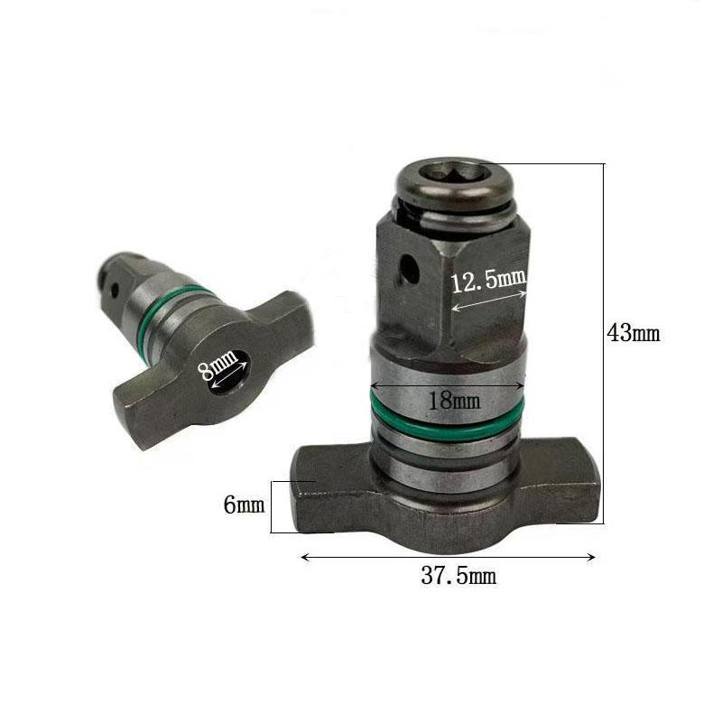 Testa di Conversione per Avvitatore a Impulsi a Doppio Uso Mandrino Incudine Kit di Ricambi per Avvitatore Elettrico per Dewalt Parkside per Makita Avvitatore