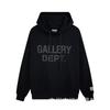 Mens Oversized Hooded Sweatshirt With Graphic Letter Print Streetwear Casual Pullover