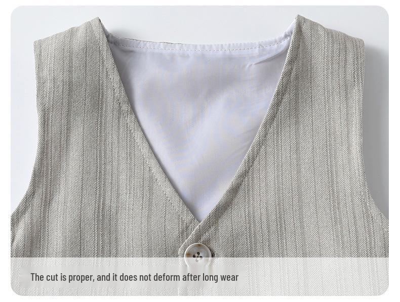 Children's Formal Vest Three-Piece Set: Boys' Spring & Autumn Outfit