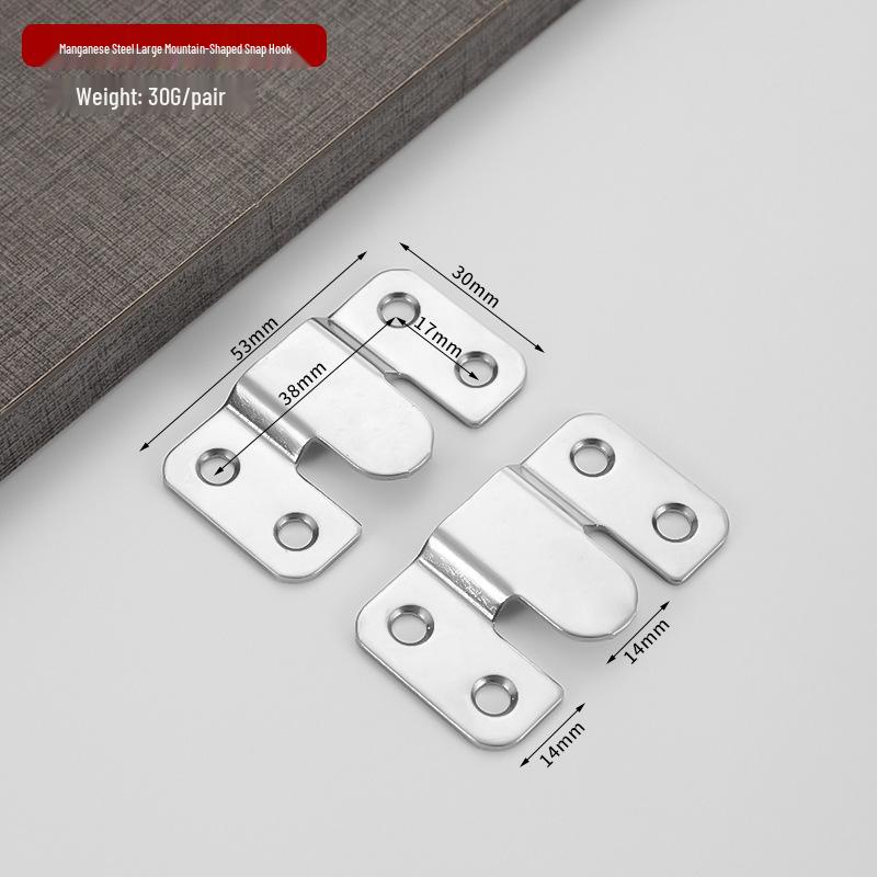 Stainless Steel Wall-Mounted Invisible Picture Hanger for Furniture and Beds