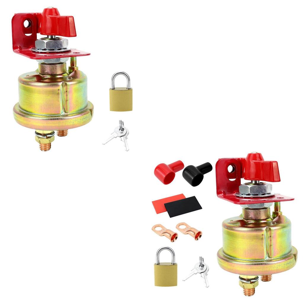 Generic Battery Disconnect Switch Accessories Replacement Practical Easy To Use Battery Cut Off Isolator for Cars Boats Rvs