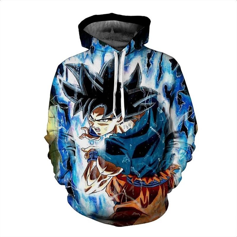 

Men s Spring Autumn Long Sleeve Sweatshirts Fashion 3D Dragon Ball Super Printed Hoodies Pullover 4XL