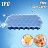 4Pcs Silicone  37 Grid Ice Cube MoldLarge-capacity Ice Tray Mold Reusable Food Grade Ice Maker with Lids Popsicle Mould