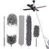 Mxclimate Extendable Cleaning Mop for High Set of Microfiber Dust Extends Up To Dust Removal Suitable for Air Ceiling Cleaning Gap Places, 5, Removal,