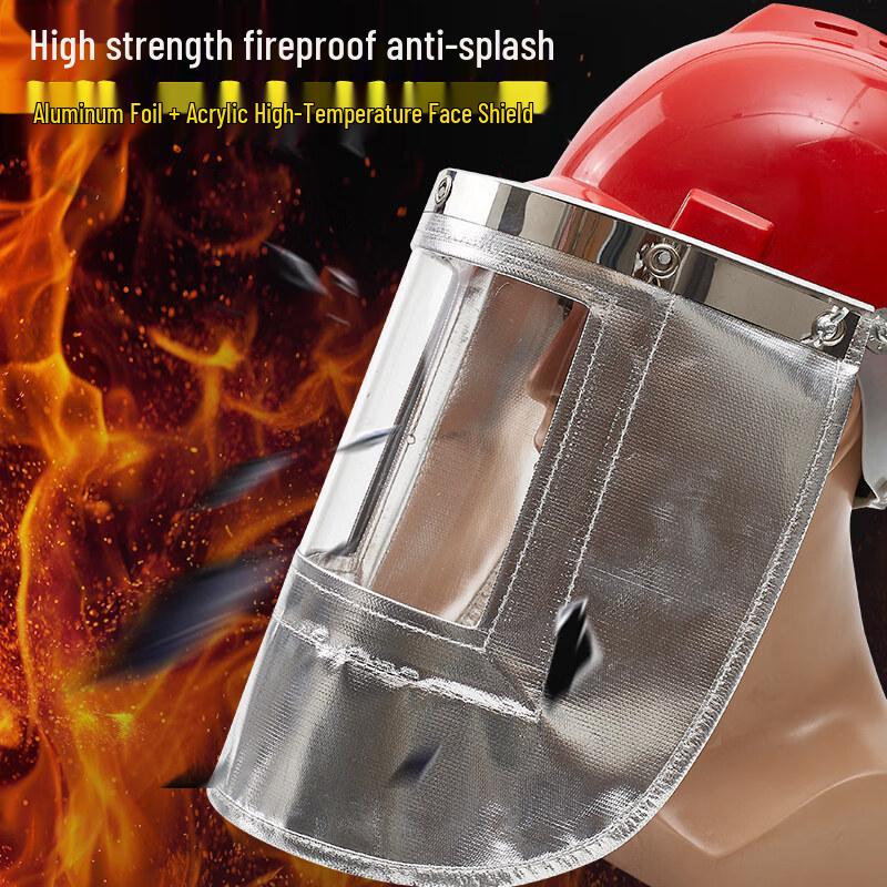 Aluminum Foil High-Temperature Face Shield