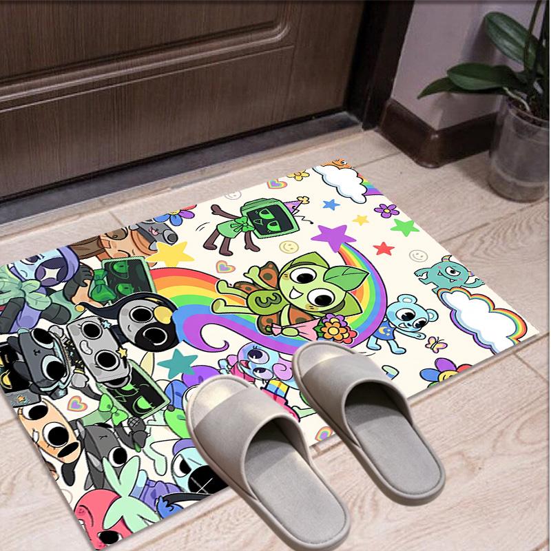 Dandy's World Pattern Rug, Indoor/Outdoor Mat, for Picnic, Gameroom, Bedroom, Office, Living Room, Home Decor Carpet, Birthday Gift