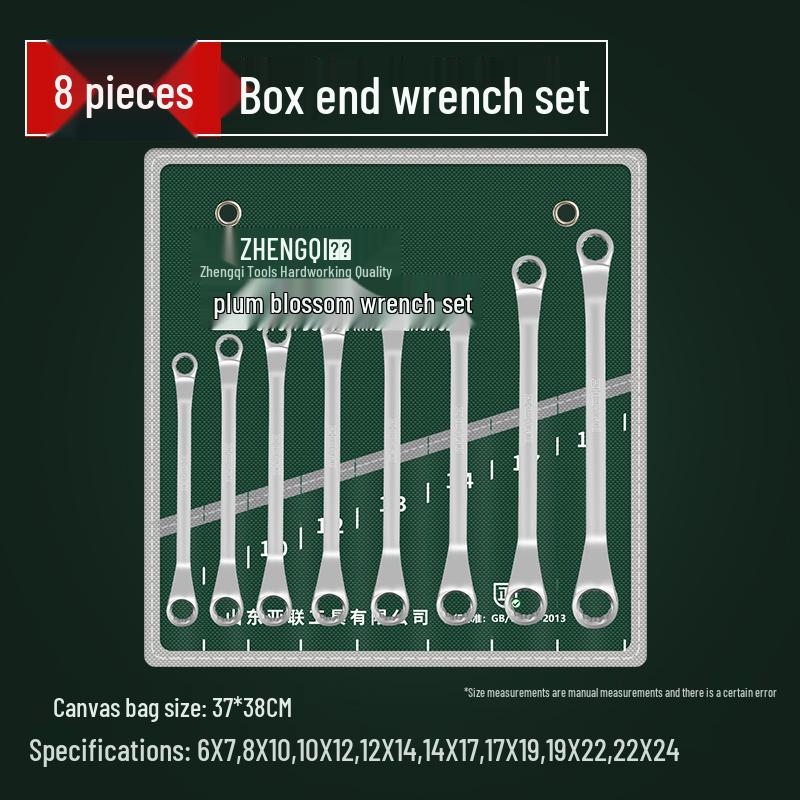Multifunktionales 24-teiliges Doppelmaulschlüssel-Set für schnelle Autoreparaturen – Universelles mattes Doppelmaulschlüssel-Werkzeugset
