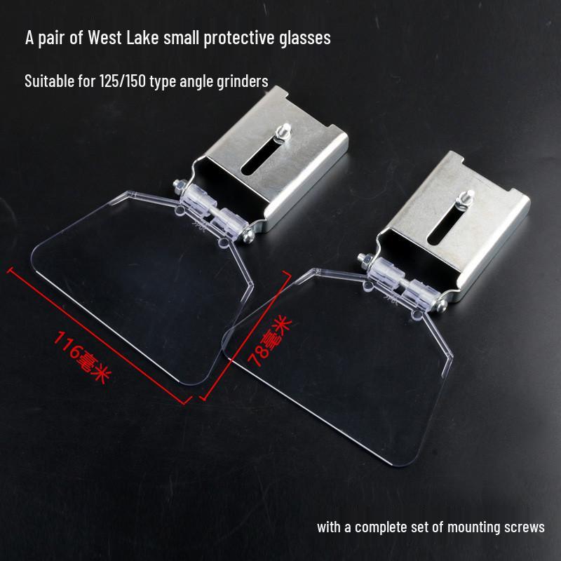 West Lake Golden Tripod Grinding Machine Safety Goggles - Transparent Eye Protection Shield