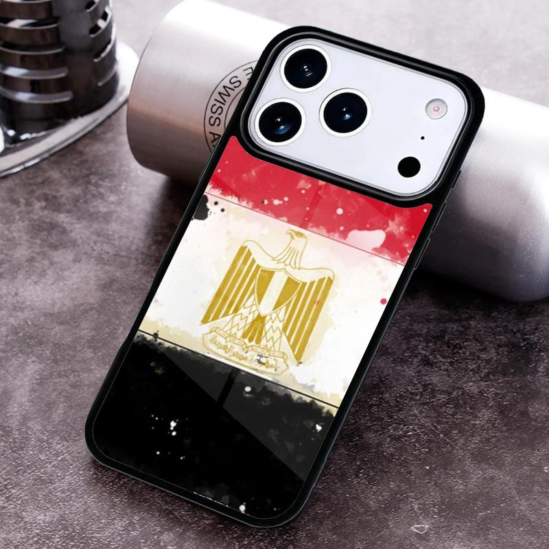 Egypt Flag Phone Case For iPhone 17 16 15 14 13 12 11 Pro Max Plus 17Air Soft Silicone Cover