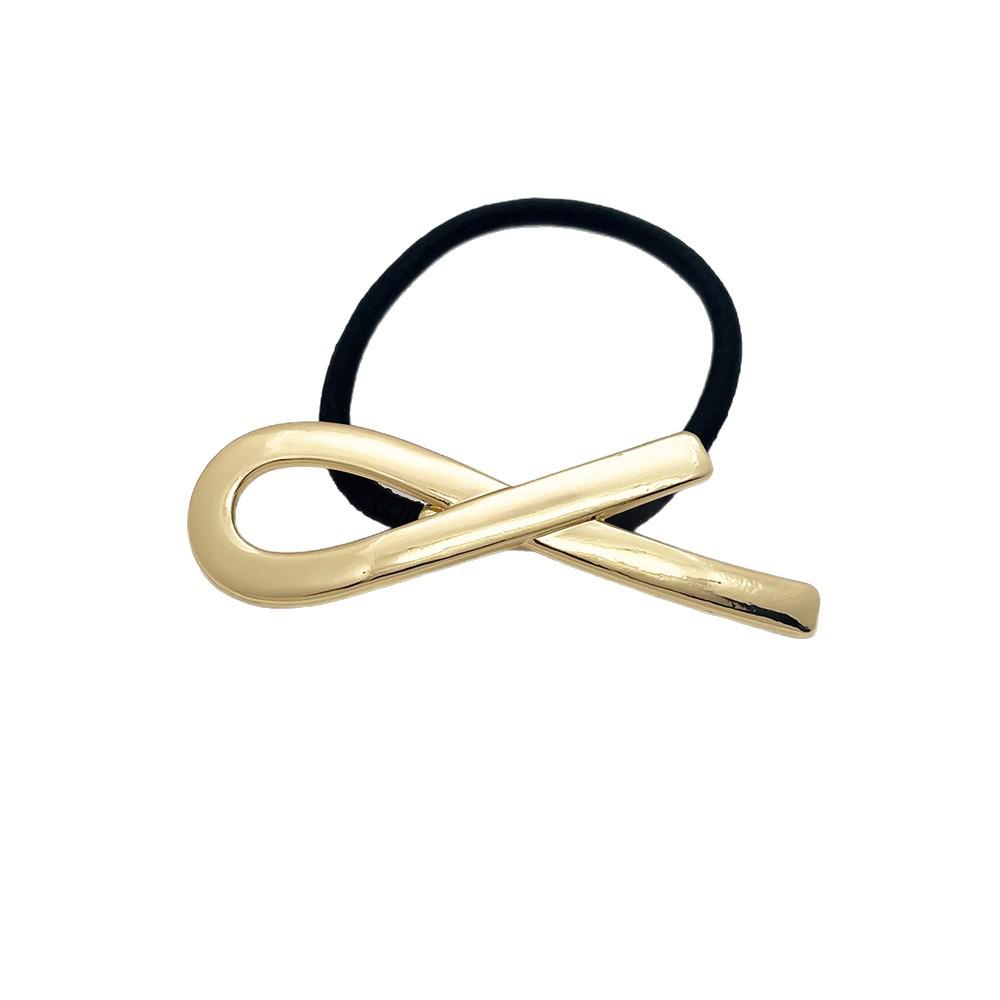 2026 Bow Hair Tie: Versatile, High Elastic Rubber Band with Retro Metal Accent