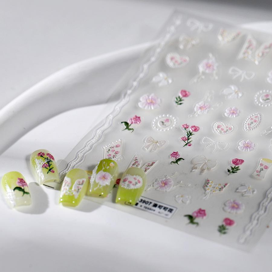 

Magico Matte Thin Rococo Floral Nail Stickers TS-3907