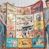 Cuddle-Ready, Ultra-Soft Flannel Cat Blanket - Perfect Gift for Cat Lovers, Cozy & Lightweight Throw for Women, Youngsters, Adults - 60 X 80, Hand Was