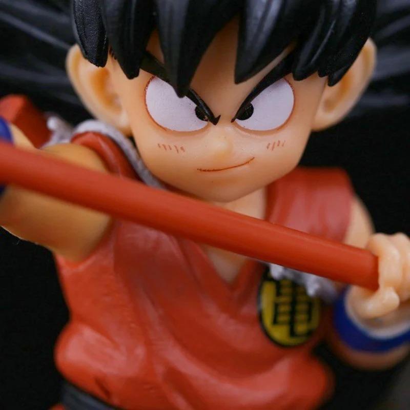 Hot 14cm Dragon Ball Anime Model Son Goku Childhood Action Model PVC Figure Toy Statue Doll Collection Decoration Gift