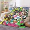 3D Cute Shooting Game Flannel Blanket Throw Blanket for Living Room Bedroom Bed Sofa Picnic Cover Blanket Kids Room Home Decor